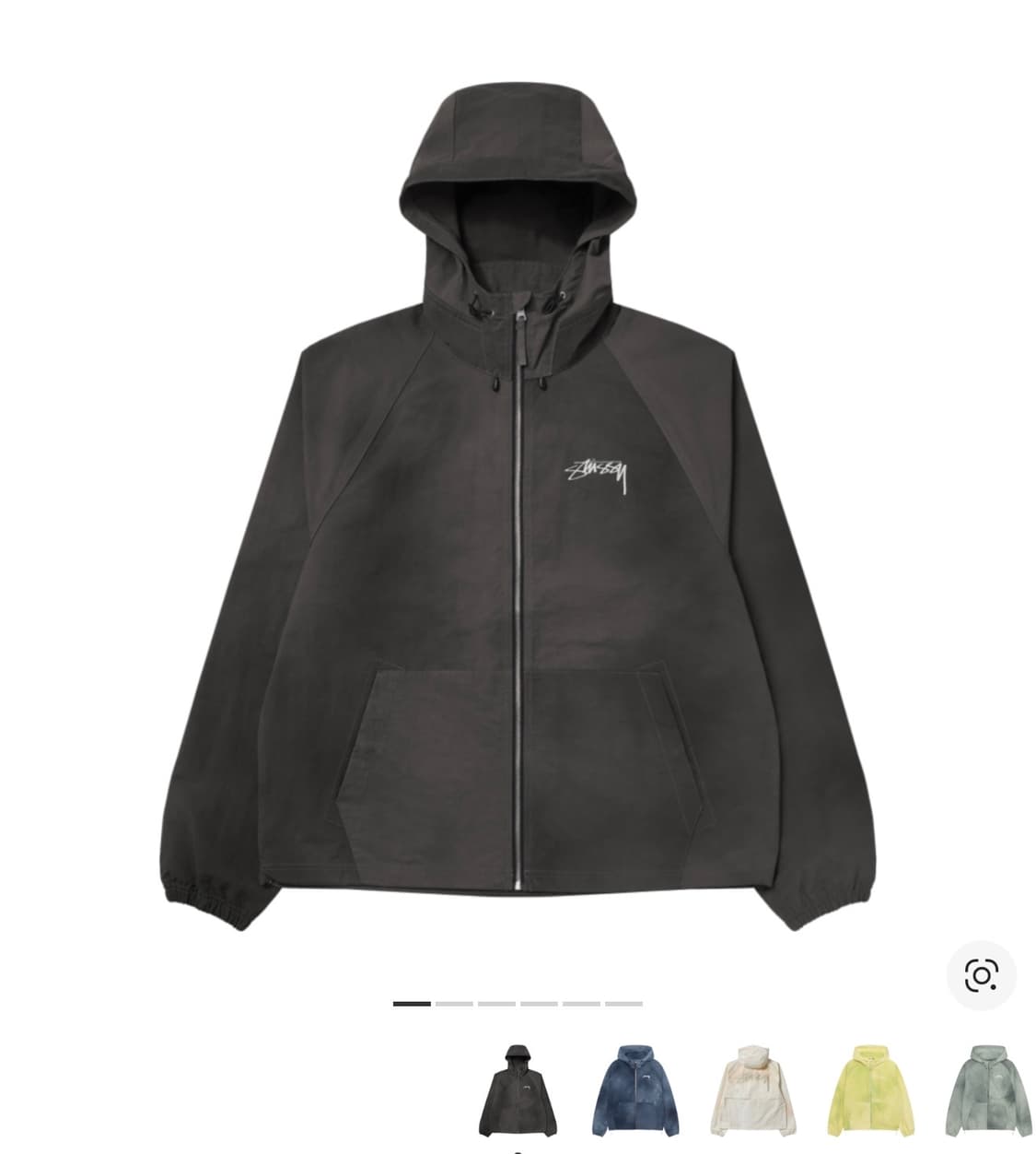 스투시 웨이브 다이 비치 쉘자켓 블랙 L 상품이미지1