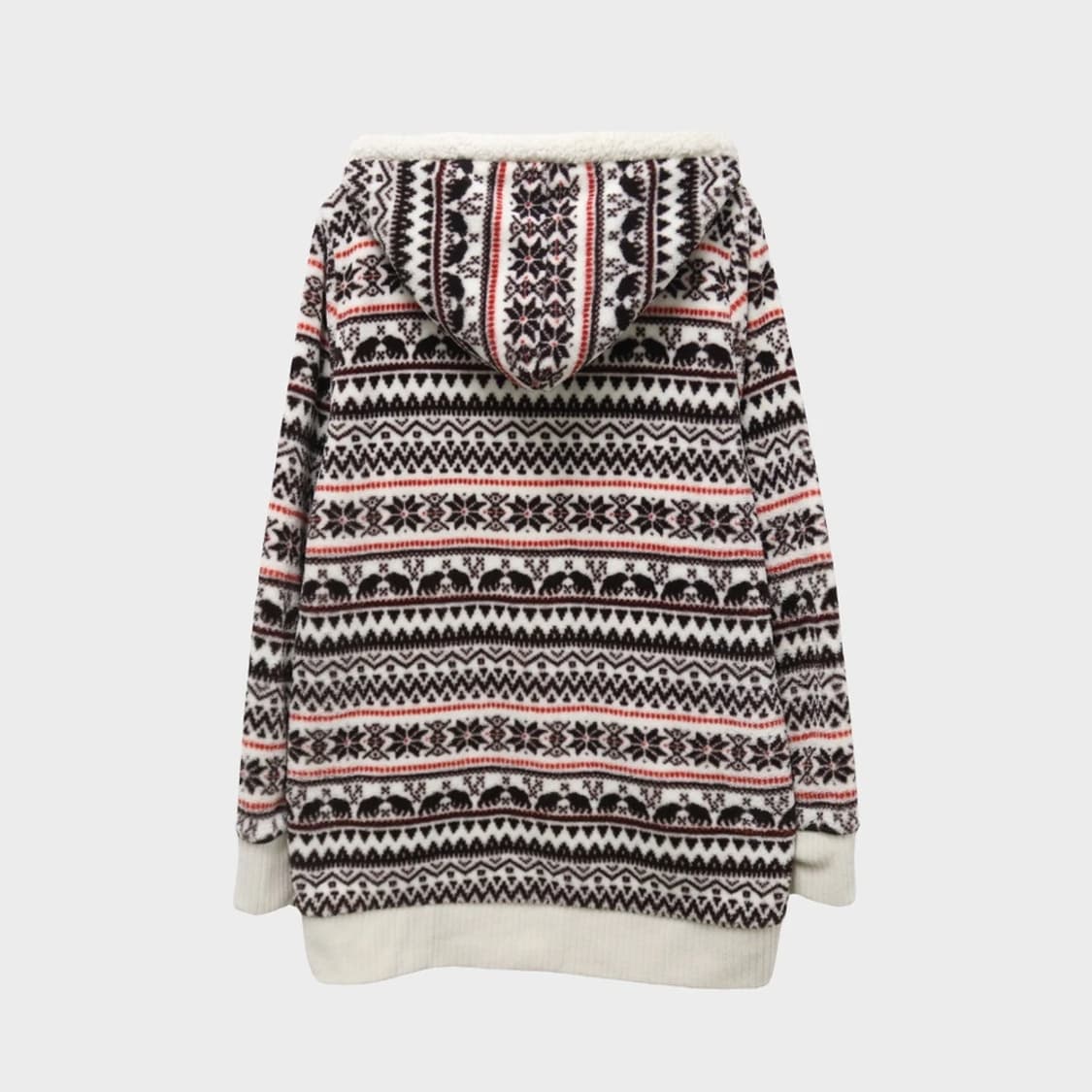 GANIEL 노르딕 패턴 후드 자켓 60284 상품이미지2