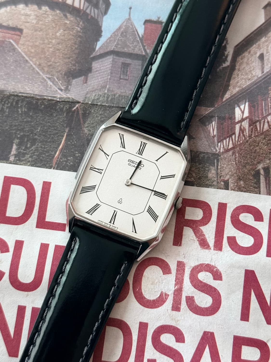 세이코 Seiko 쿼츠 로만 스퀘어 상품이미지1