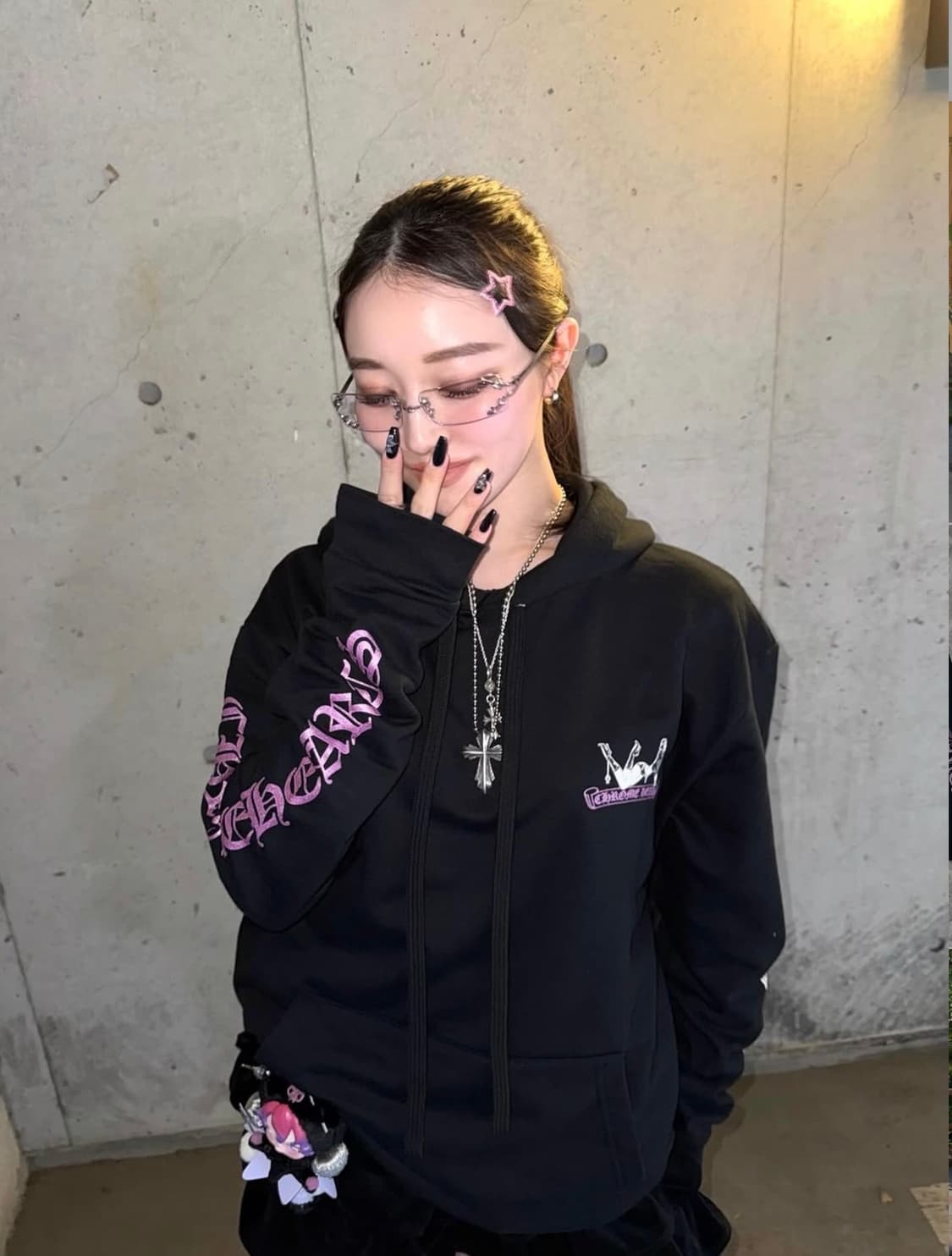 크롬하츠 x 데들리돌 후디 상품이미지2