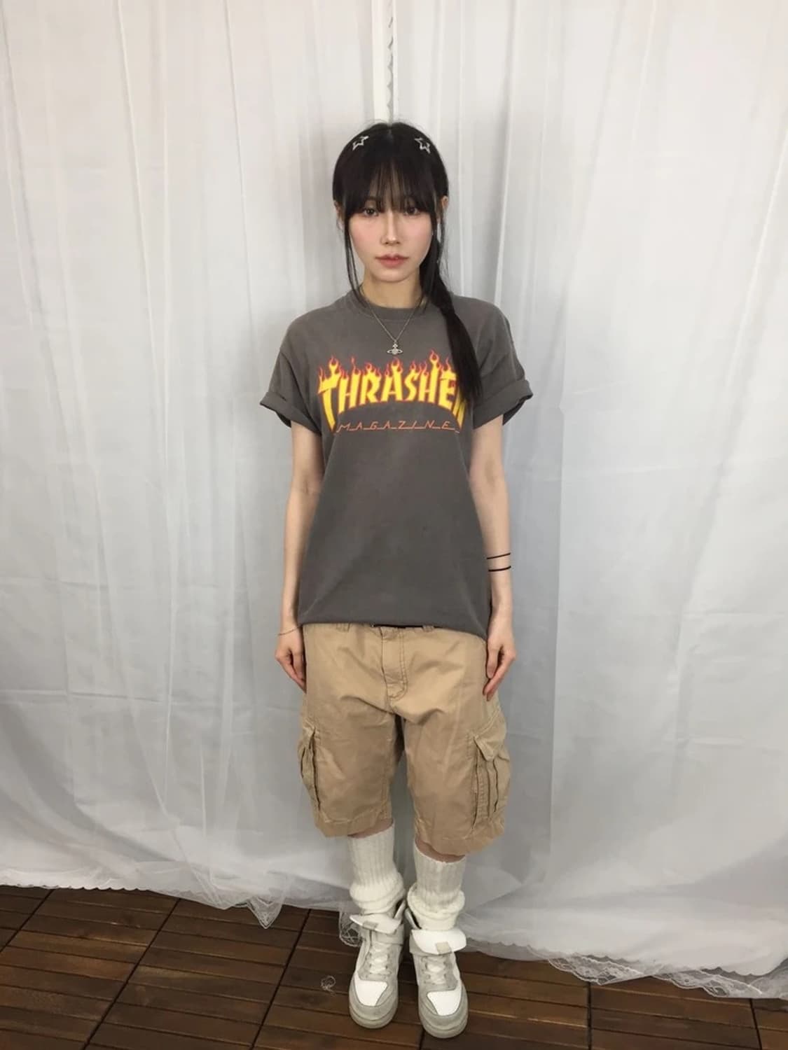 Thrasher Flame Logo Skate Tee 상품이미지1
