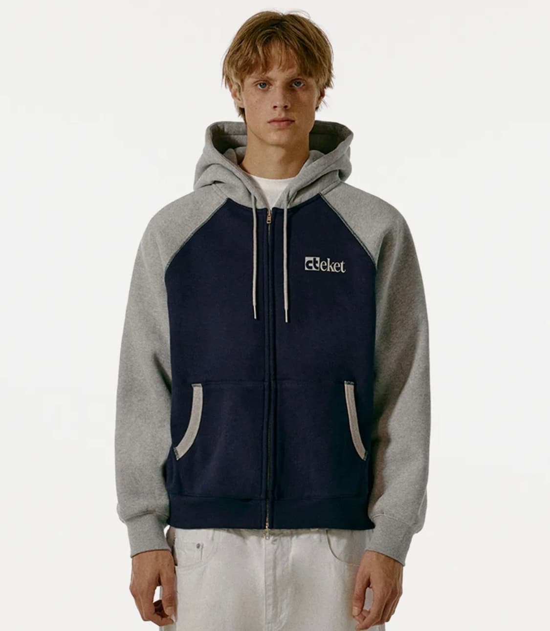 테켓 Plan Zip-Up Hoodie Navy M 상품이미지1