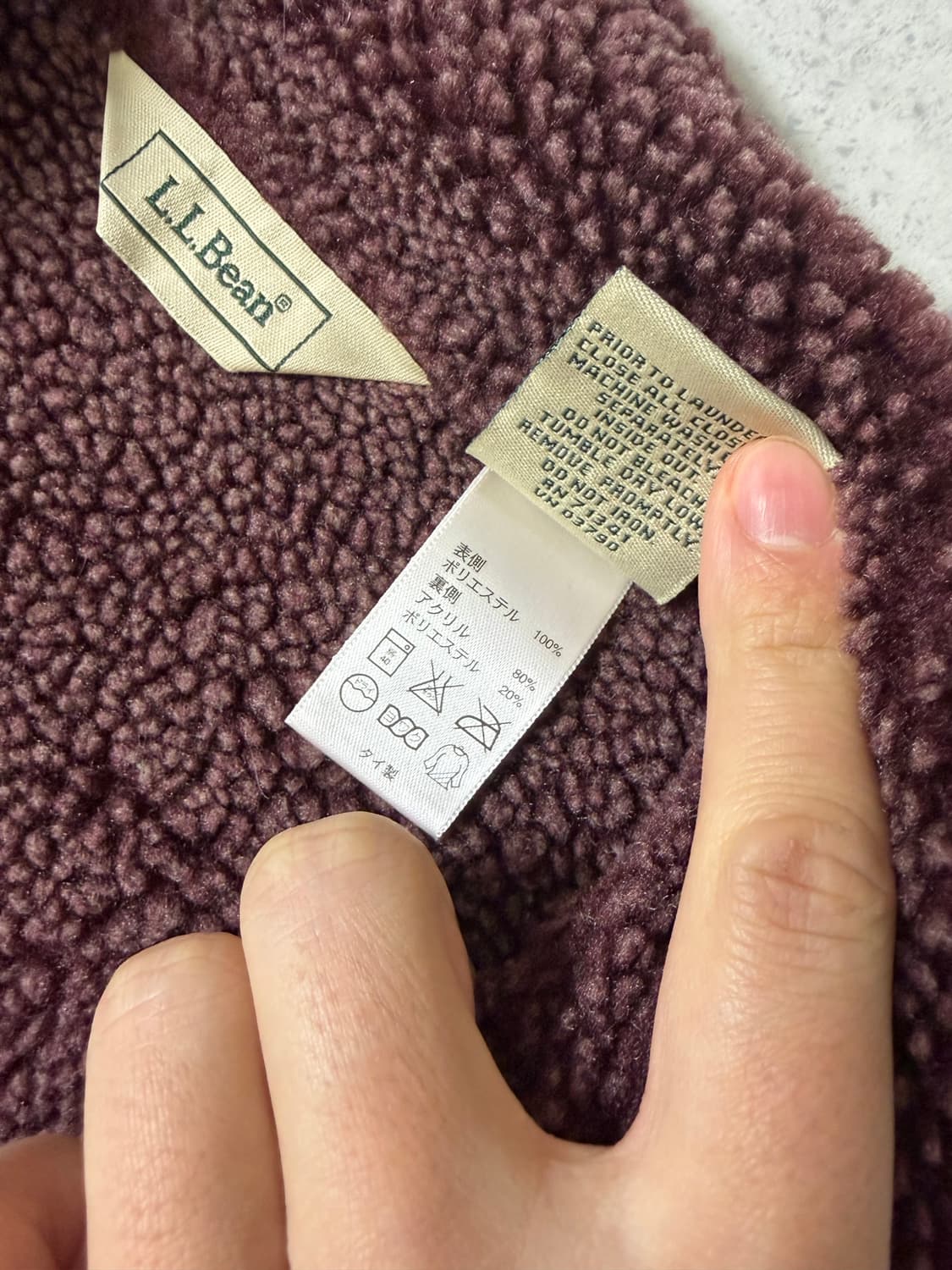 L.L.bean 엘엘빈 레자 무스탕 상품이미지4