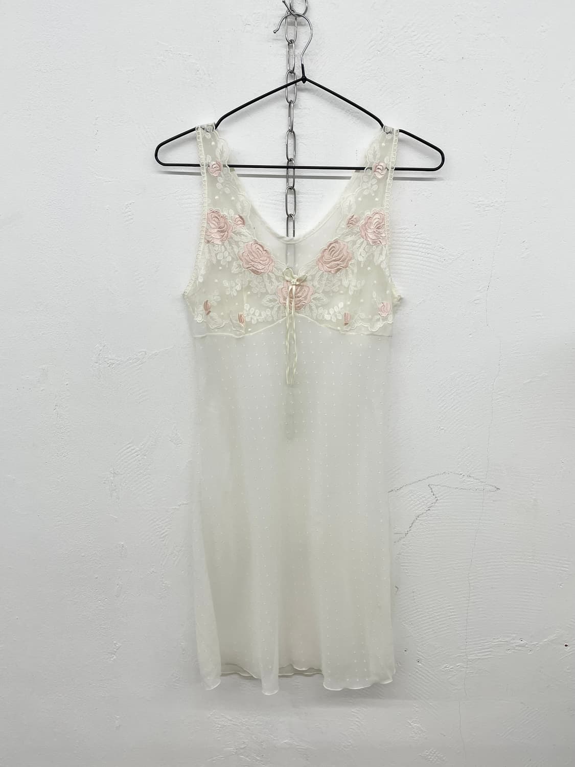 화이트페어리 자수 시어 슬립 상품이미지4