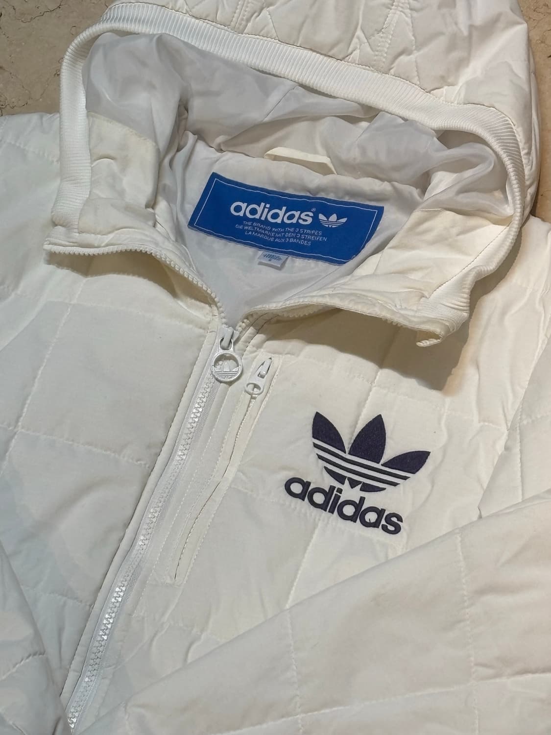 아디다스 빈티지 파이어버드 화이트 패딩🐑🐩 상품이미지1