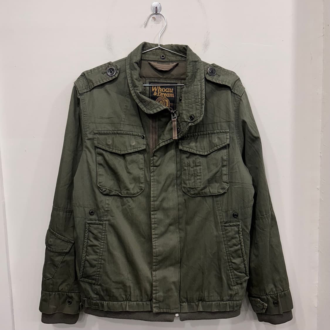 후아유 아메리칸 빈티지 누빔 야상 사파리자켓 상품이미지2