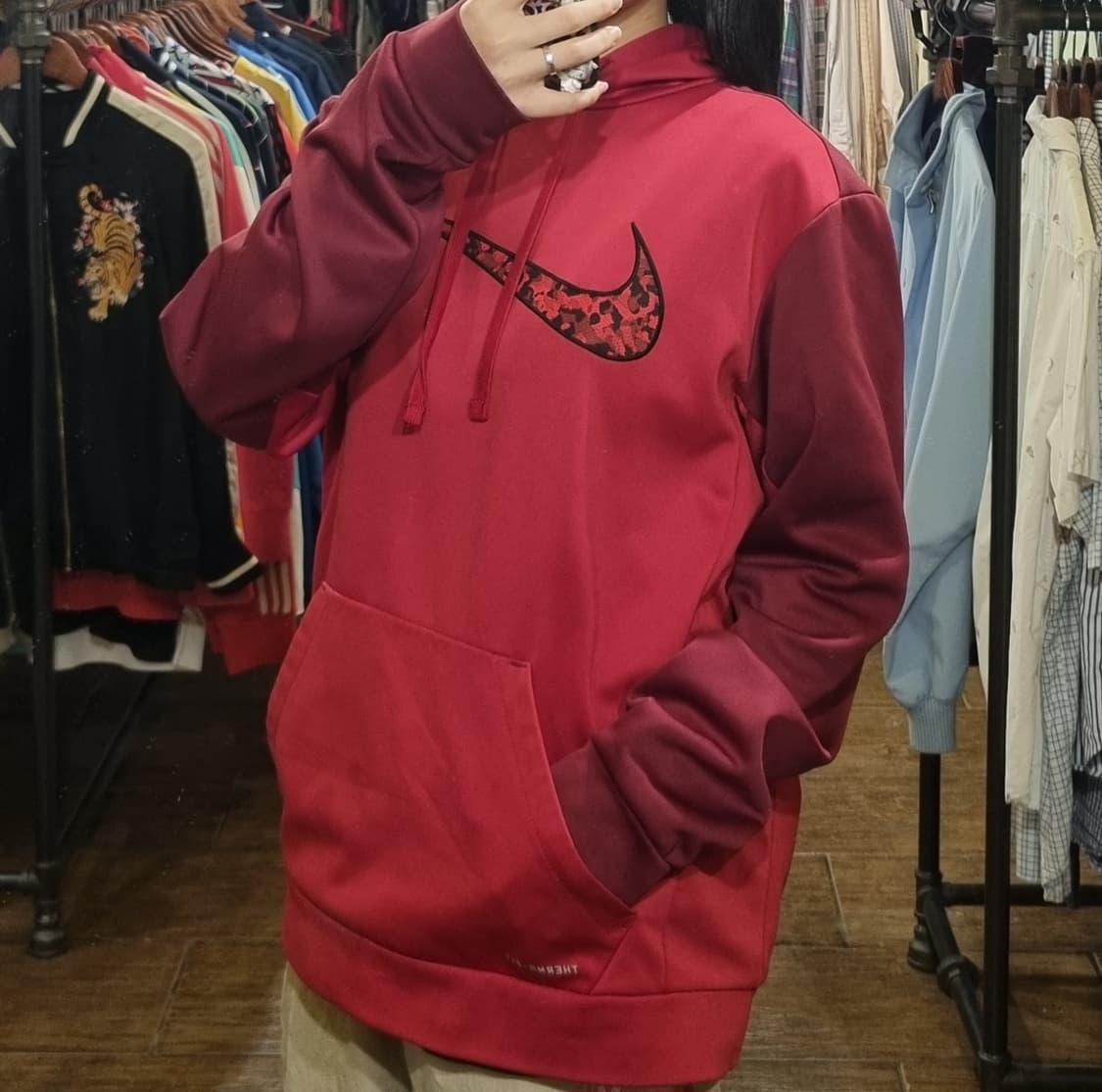 [Hi] nike 나이키 후드티 레드 상품이미지5
