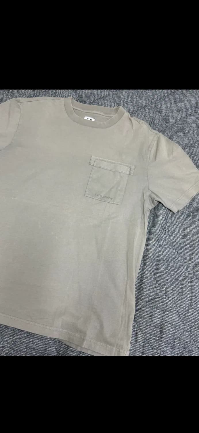 CP컴퍼니 포켓 반팔 티셔츠 그레이(XL) 상품이미지2
