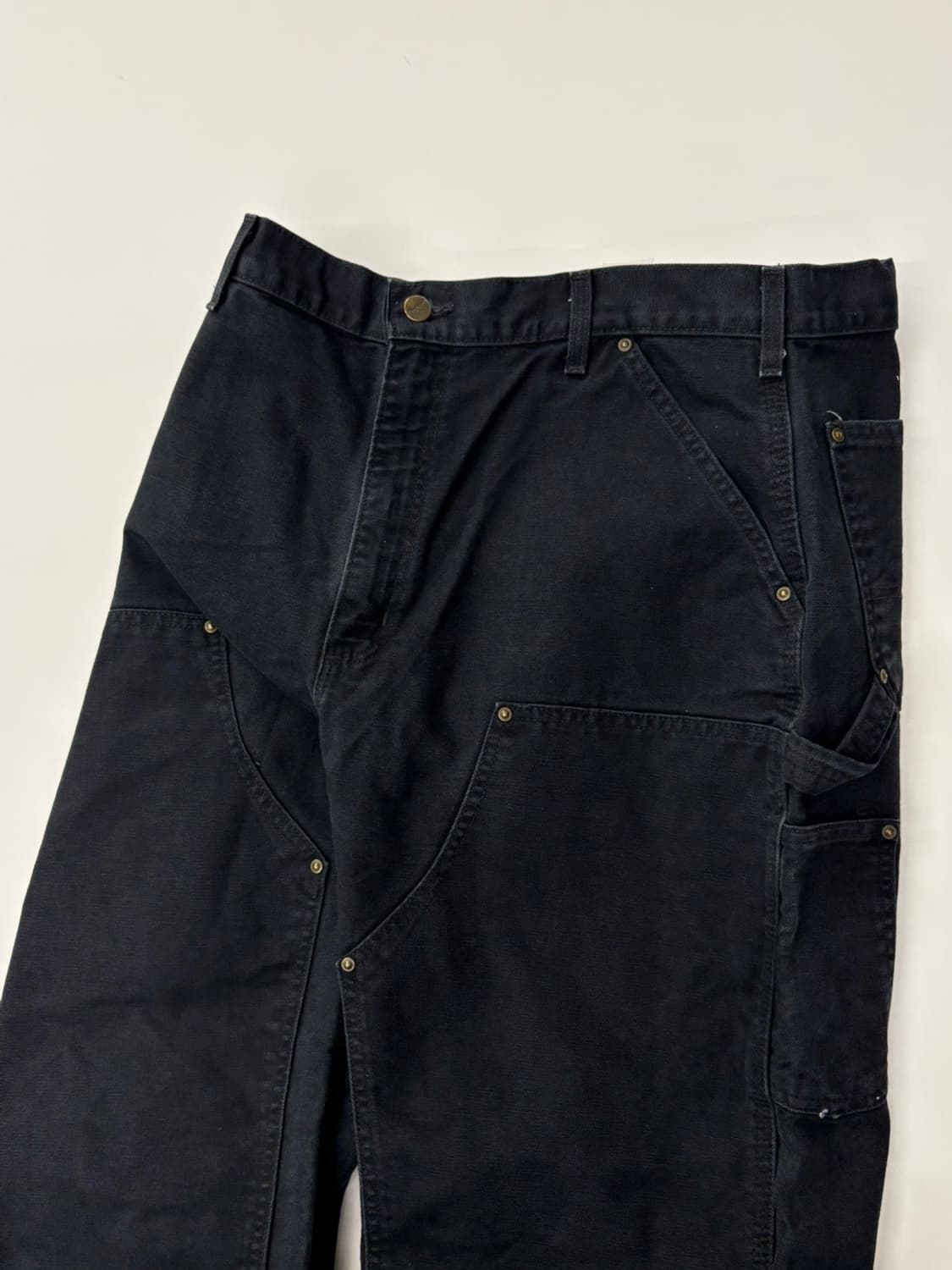Carhartt 칼하트 블랙 더블니 카펜터 팬츠  상품이미지4