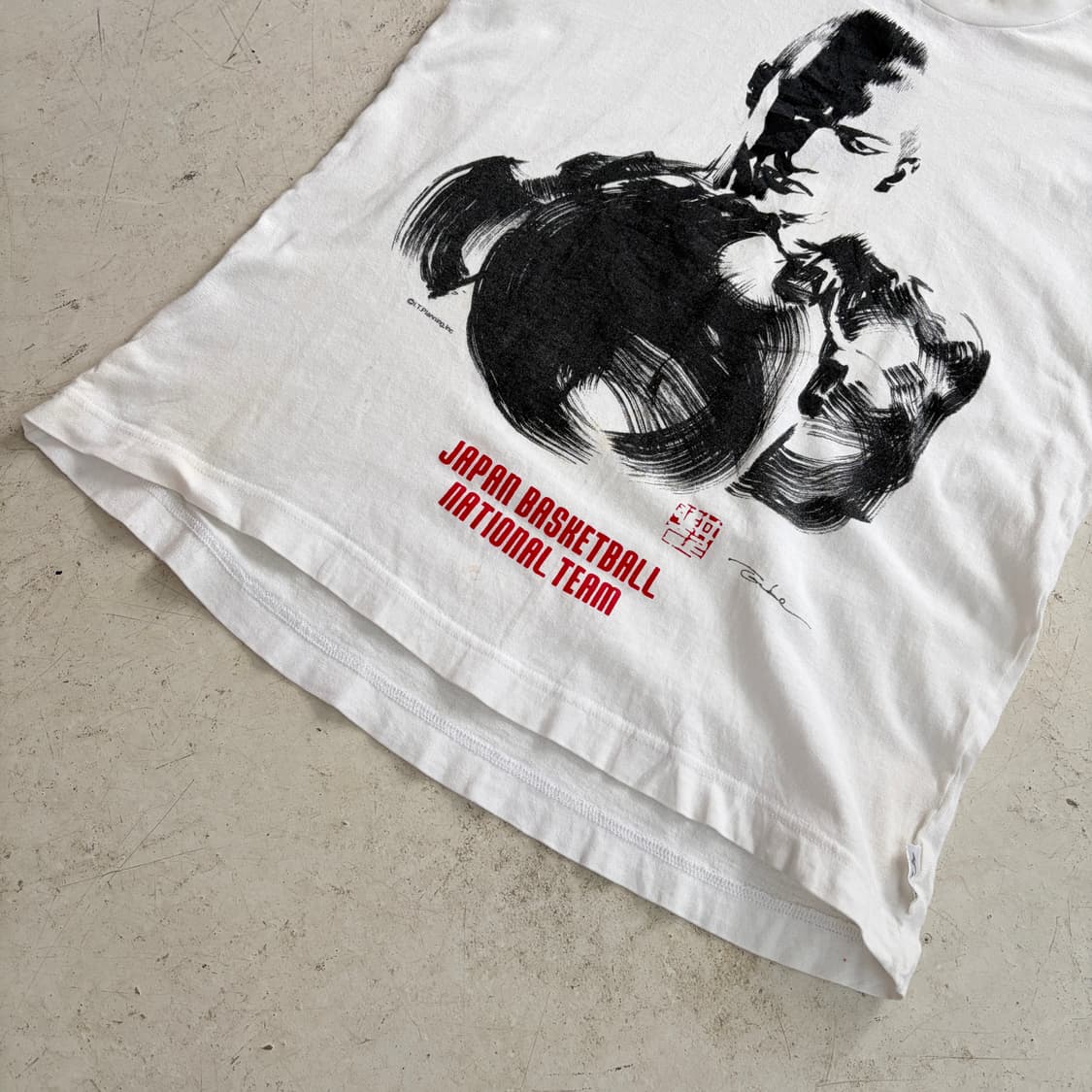 00s 미즈노와 기린x슬램덩크 빈티지 슬리브리스 상품이미지3