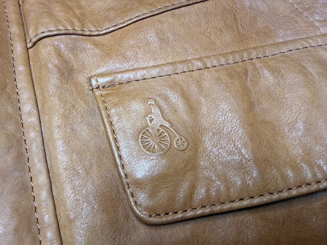 [95] 빈폴 브라운 양가죽 사파리 자켓 상품이미지5