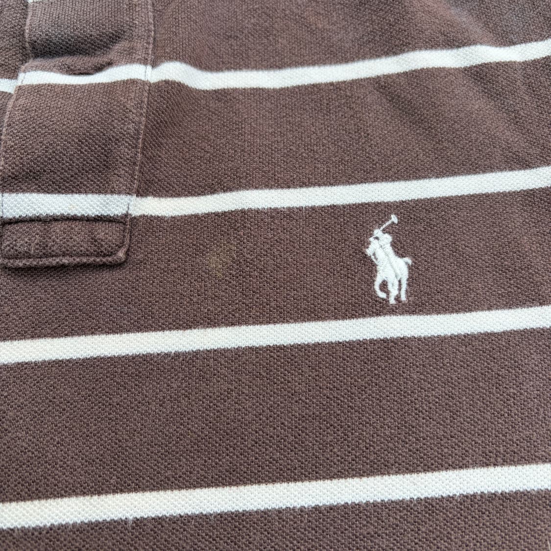 폴로 랄프로렌 스프라이트 초코브라운 PK카라 반팔 티셔츠 상품이미지5