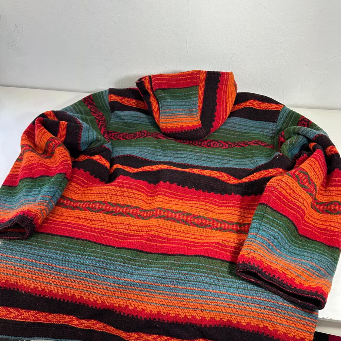 L 울리치 USA 패턴 후드 울자켓 상품이미지8