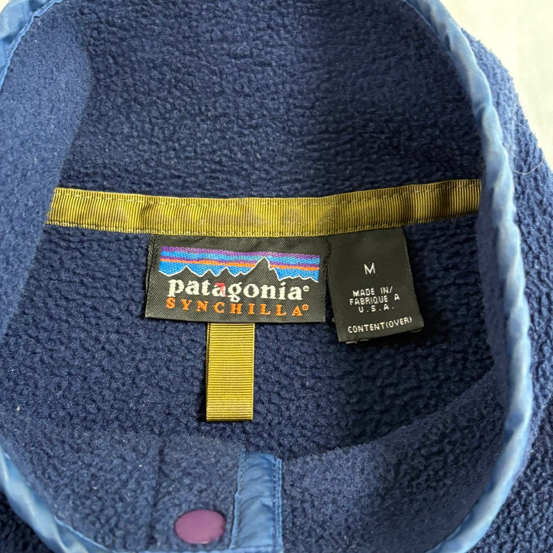🇺🇸 90s 파타고니아 신칠라 네이비 상품이미지2