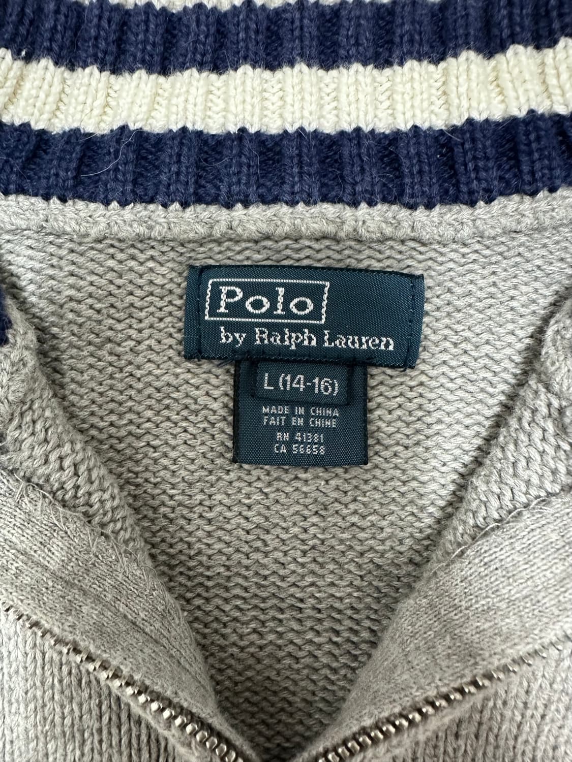 폴로 랄프로렌 빅포니 니트집업 상품이미지5