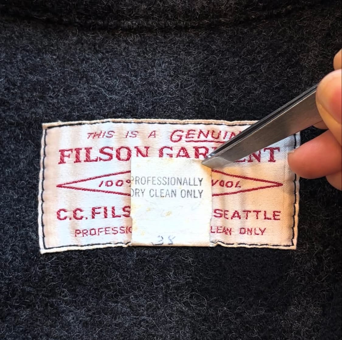 80‘s U.S.A 필슨 매키노 울 크루저 자켓 상품이미지8