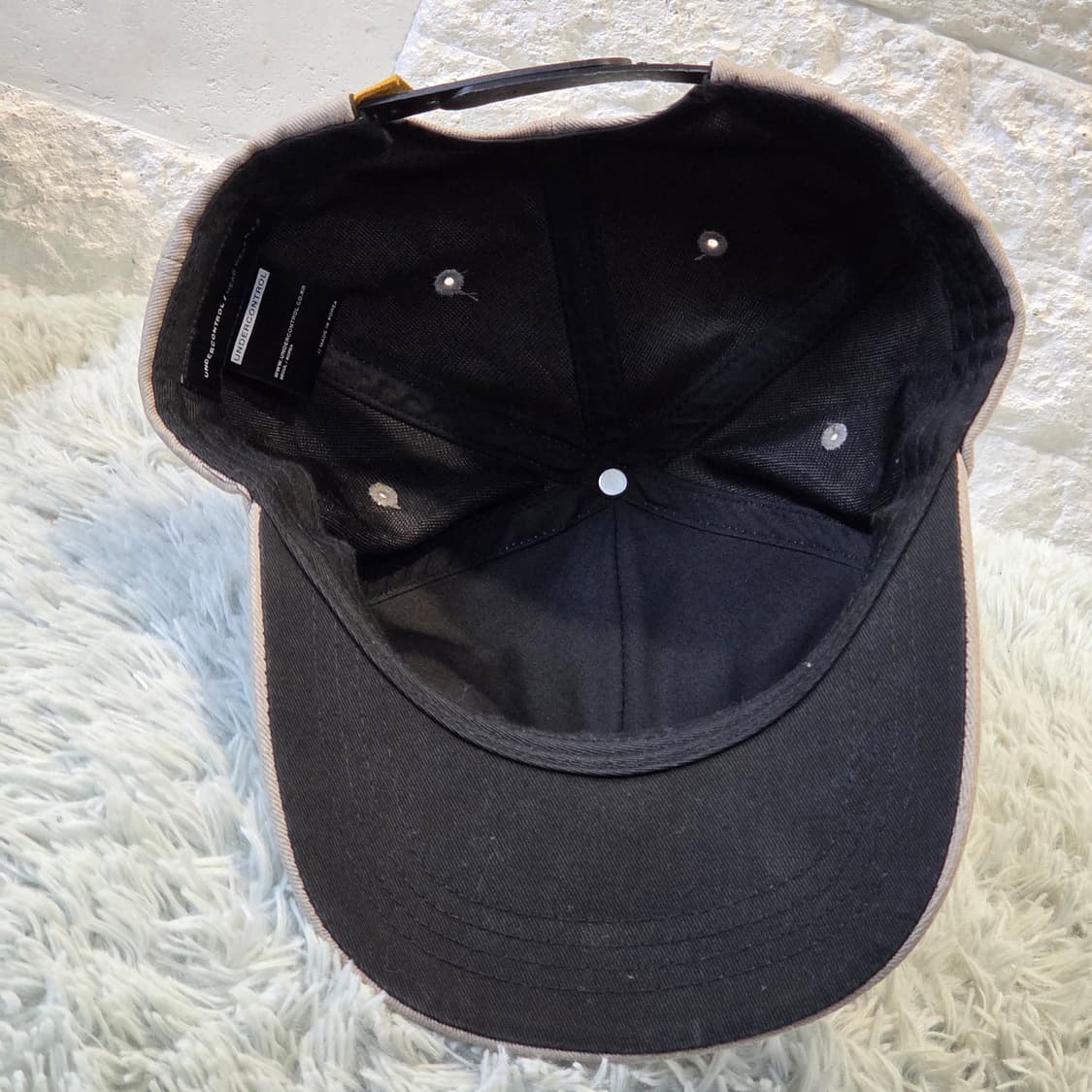 L6-8:언더컨트롤 도그 로고 캡 그레이(57-59) 상품이미지7