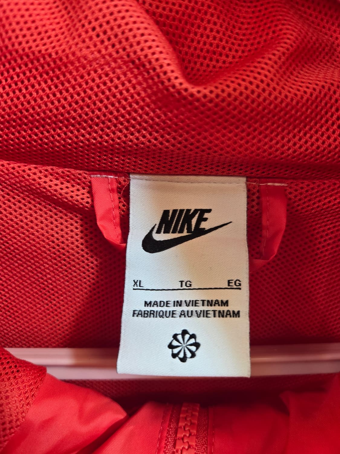 나이키 윈더 러너 바람막이 후드집업 레드/네이비 상품이미지4