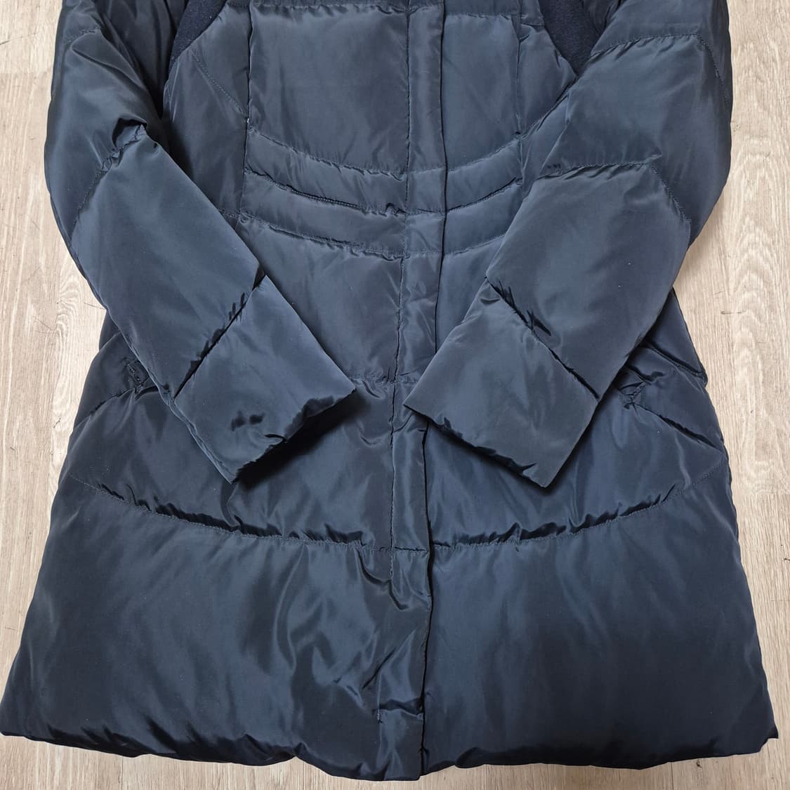 닉스 여성 덕다운 라쿤퍼후드 롱패딩 점퍼 상품이미지3