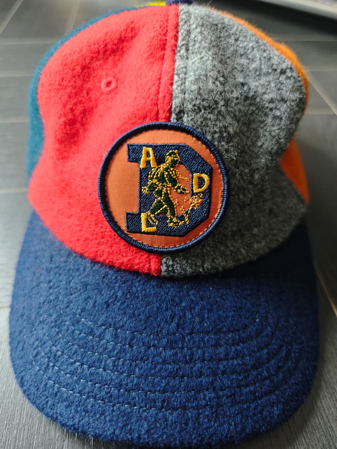 에임레온도르 드레익스 콜라보 컬러 블록 패치 볼캡 모자 상품이미지3