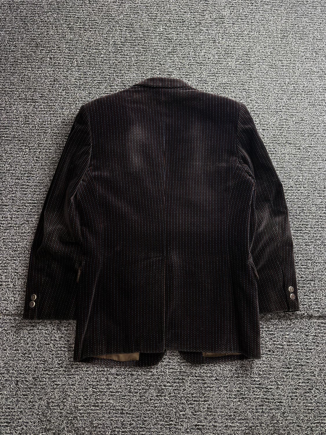 90s YSL 입생로랑 아카이브 스트라이프 벨벳 블레이져 3667 상품이미지4