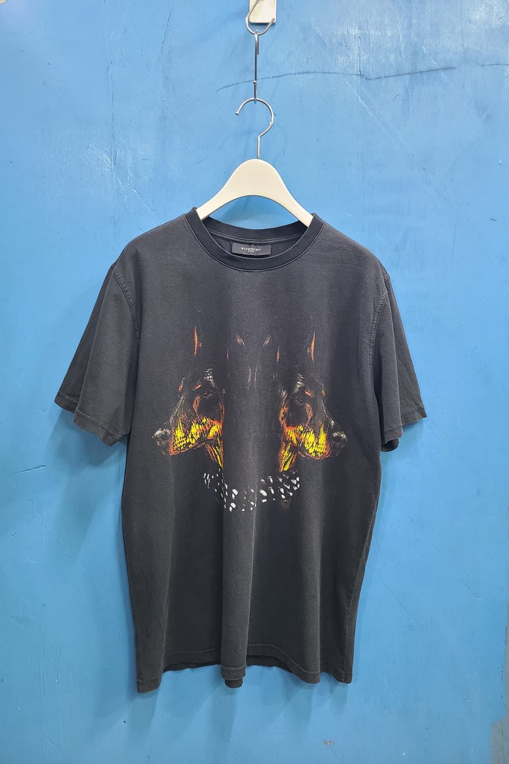 13년된 13fw 빈티지 지방시 도베르만 반팔티 XL 상품이미지2