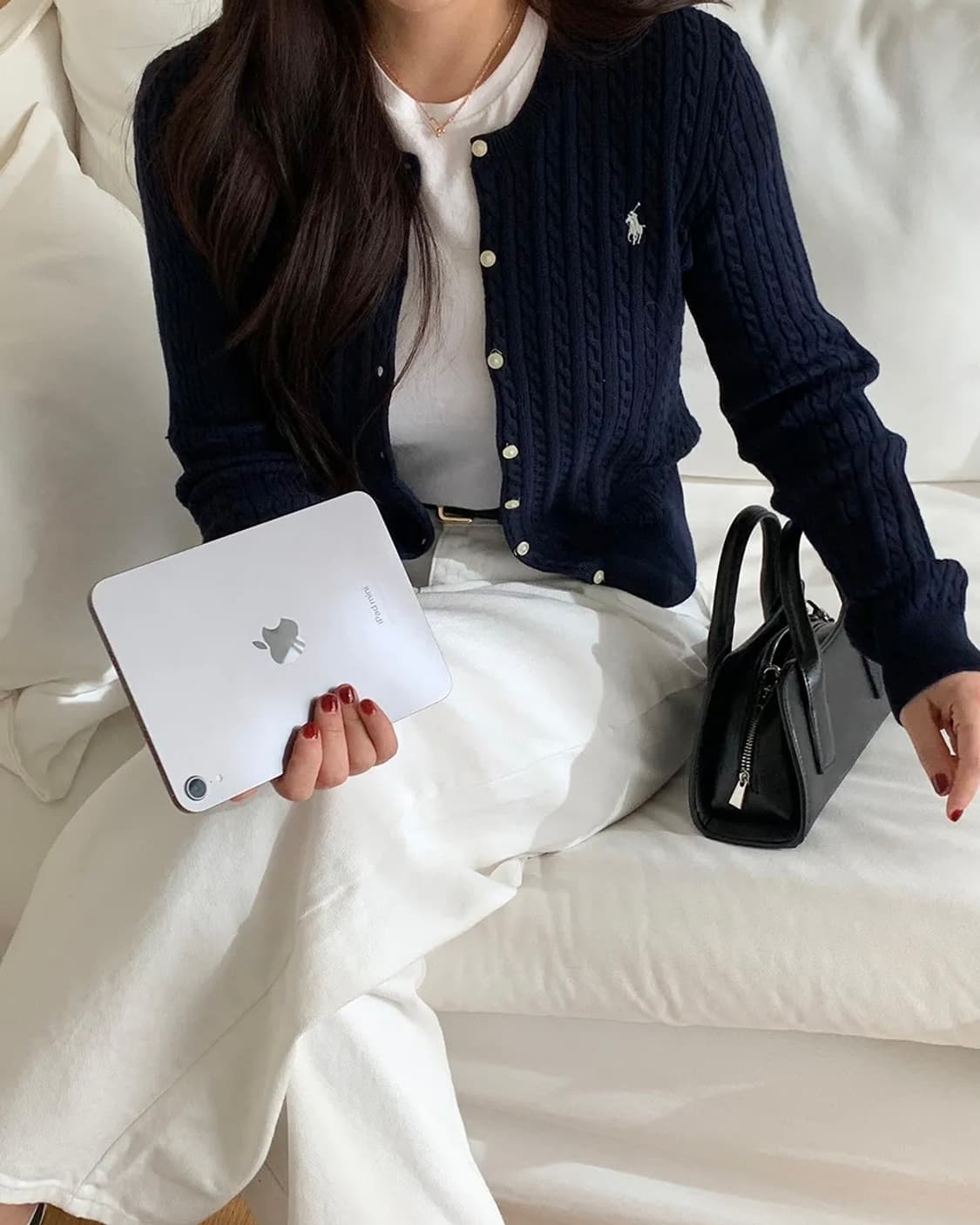 폴로 가디건 걸즈 L 상품이미지4