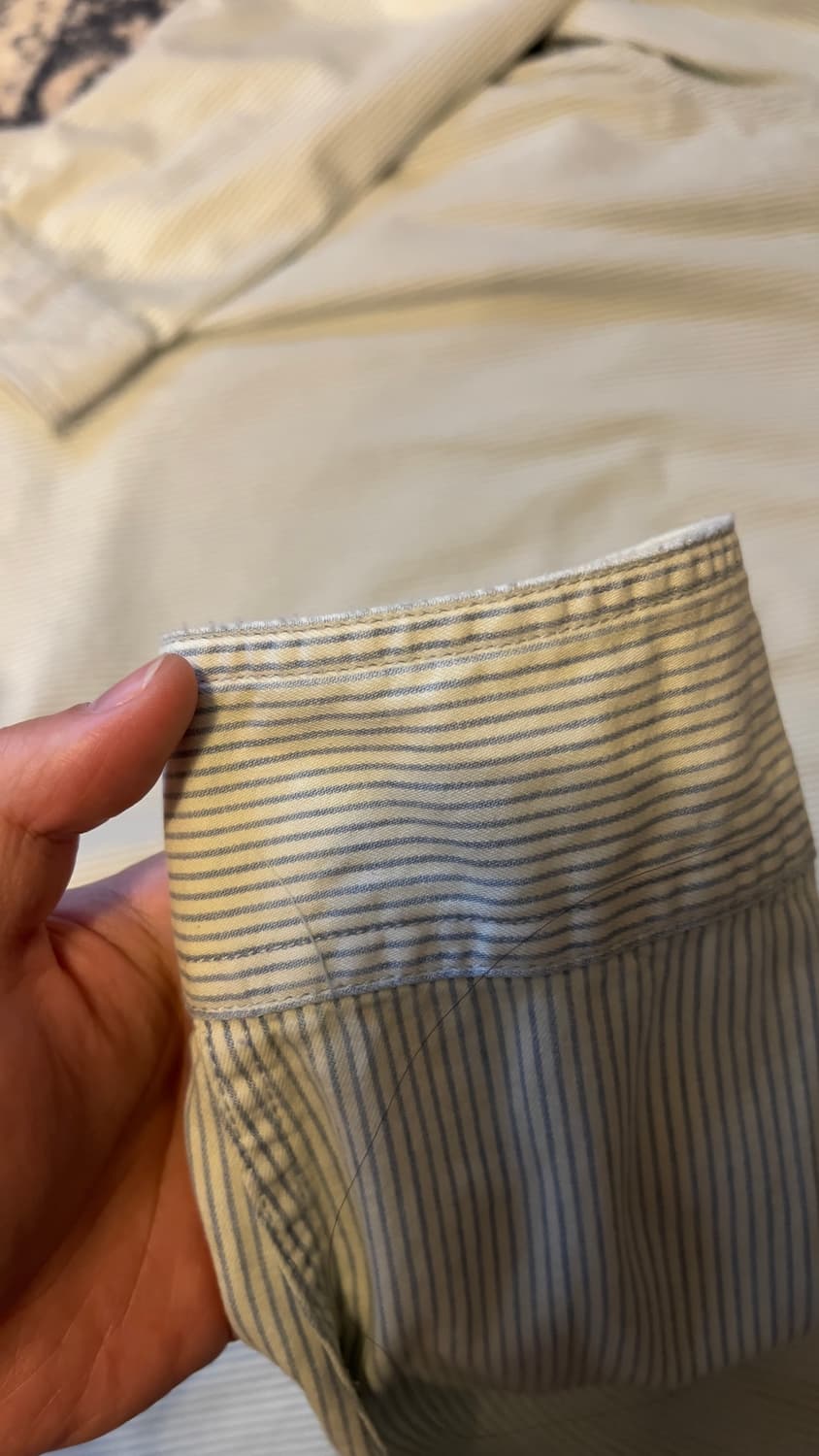 [L] 자라 웨스턴 스트라이프 셔츠 상품이미지5