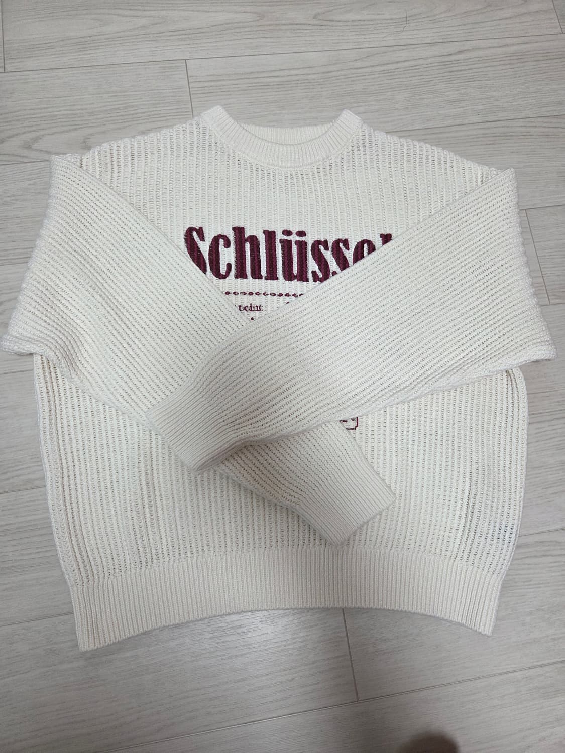 마틴플랜 아이보리 니트 상품이미지2