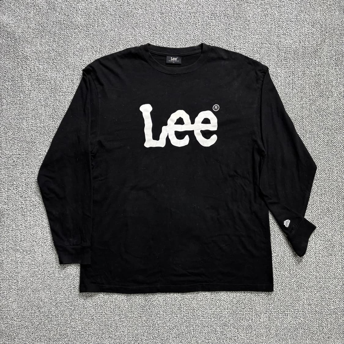Lee 빅로고 블랙 롱슬리브 상품이미지1
