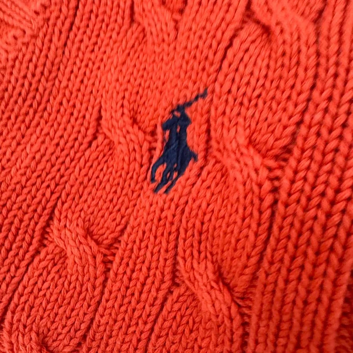 여성용 L 폴로 랄프로렌 폴로스포츠 V넥 케이블 니트  상품이미지3