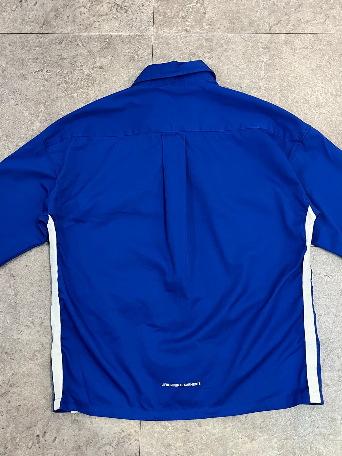 라이풀 스냅 오버 버튼 셔츠 블루 S #csz2732 상품이미지7