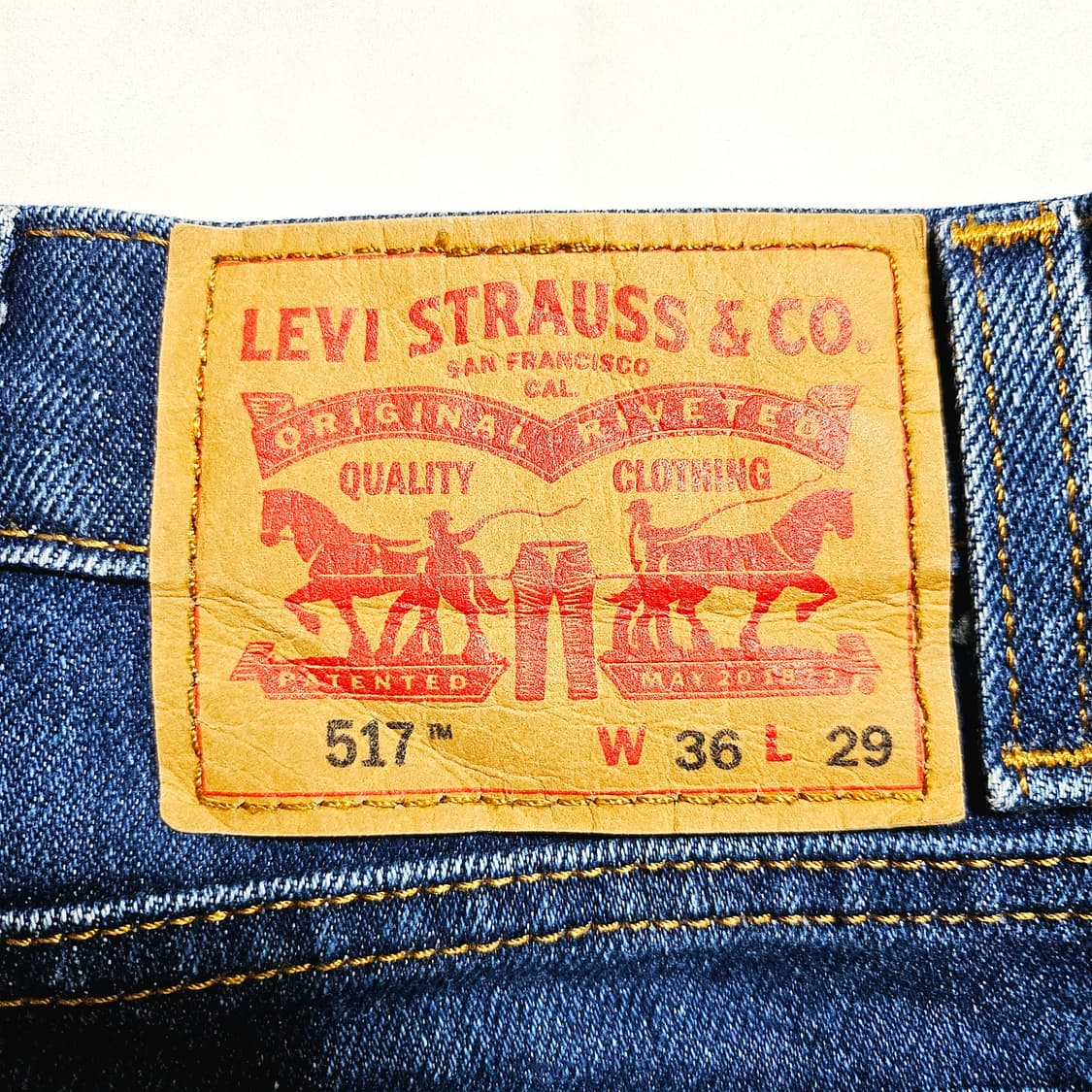 [36X29][리바이스] 517™유즈드 워시드 부츠컷 데님 상품이미지7