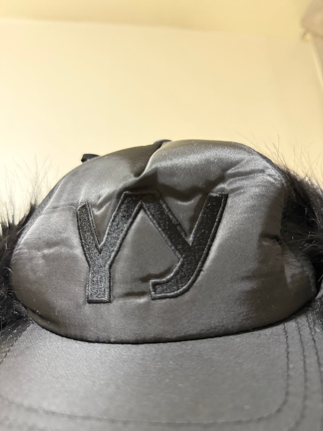 오픈yy 포우 퍼 모자 이어플랩 캡 군밤모자 블랙 상품이미지4