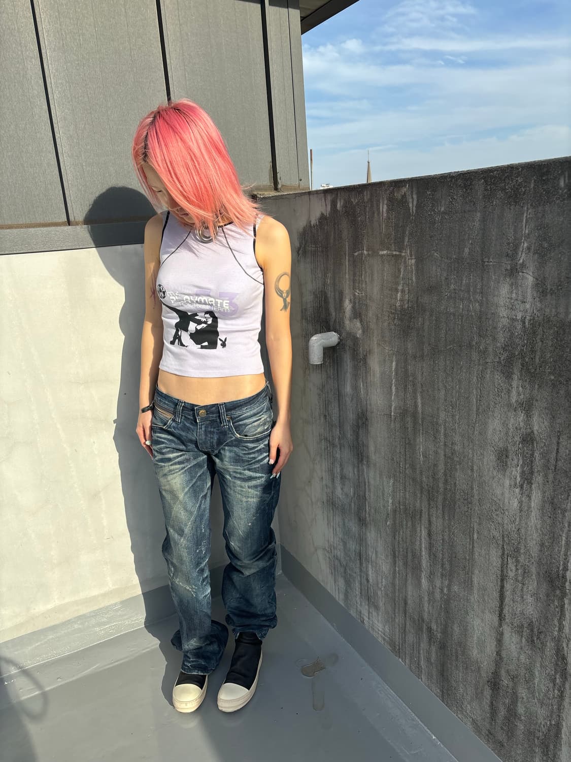 (Playboy) 플레이보이 나시 탑 상품이미지2