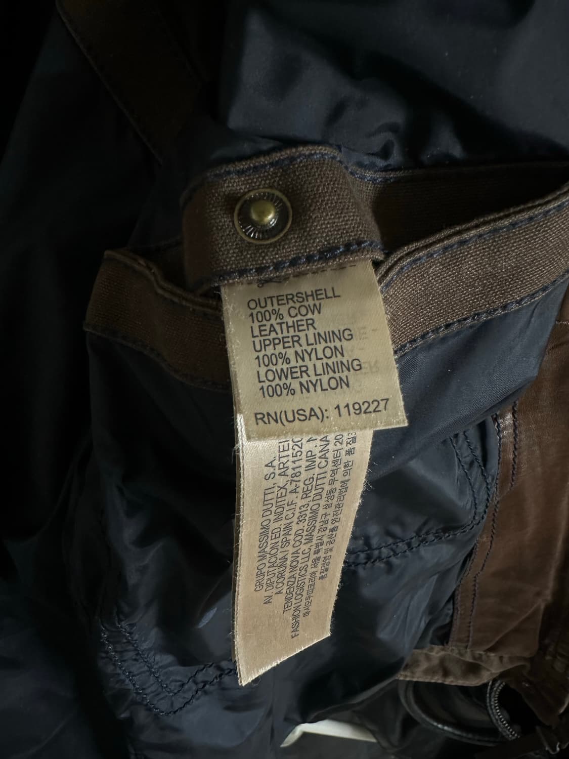 Massimo Dutti 카우하이드  레더자켓 상품이미지6