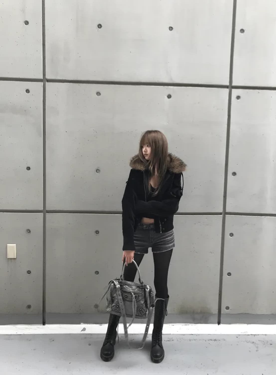 쿄이 나나 벨벳 빈티지 점퍼 상품이미지4