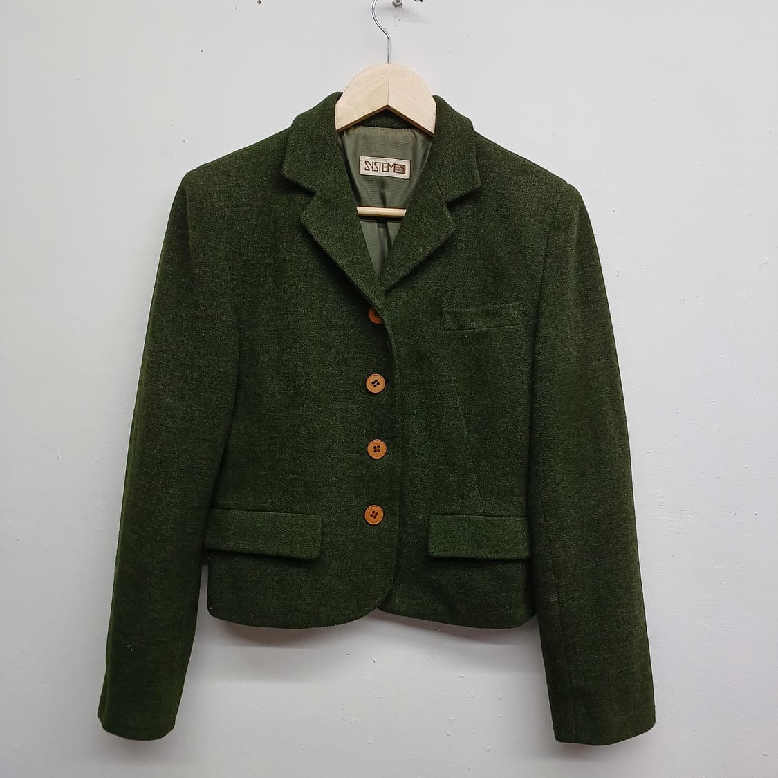 시스템 그린 크롭 자켓 66 상품이미지1