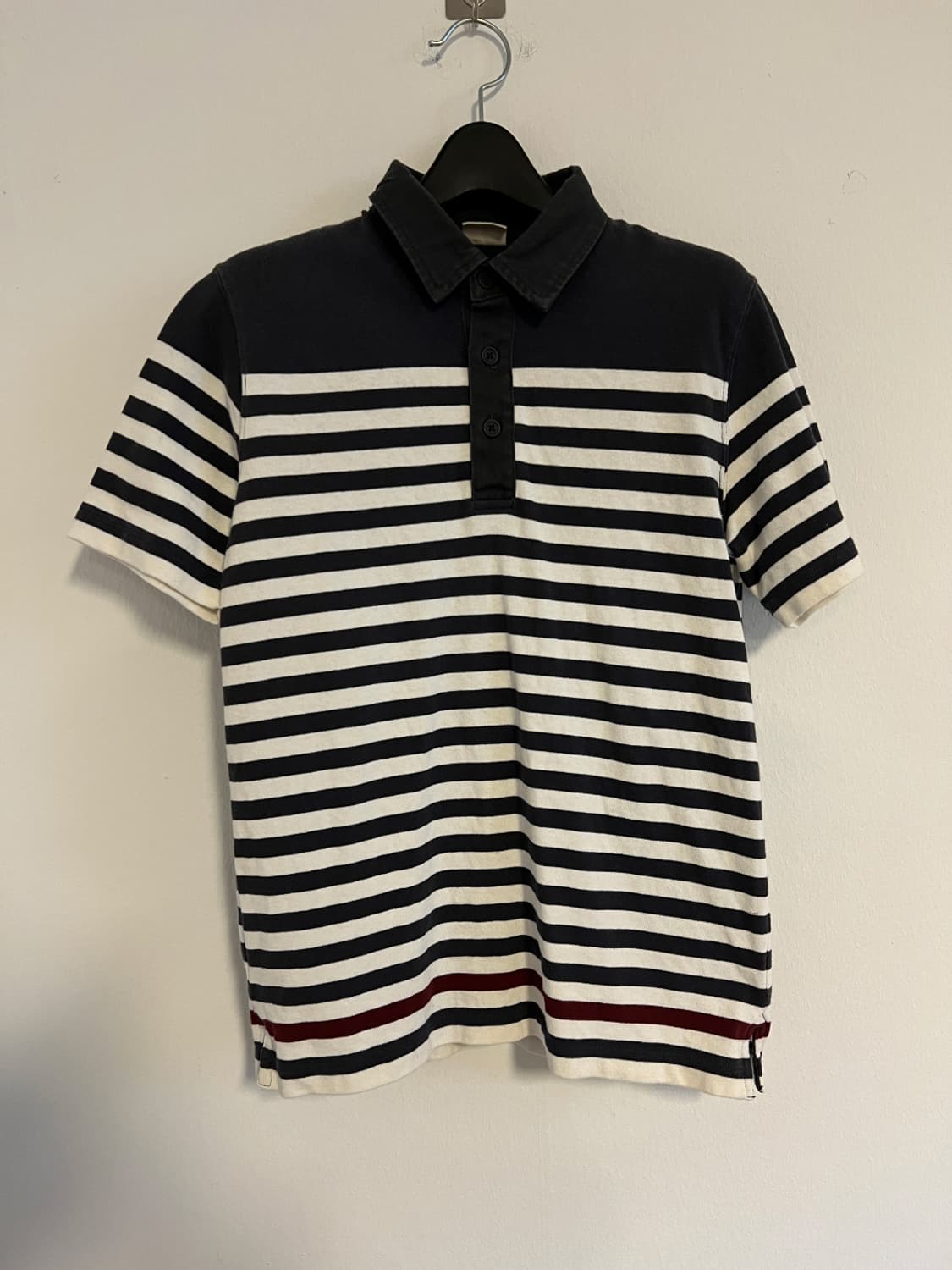 Green Label Relaxing 스트라이프 카라 반팔티셔츠 S 상품이미지1