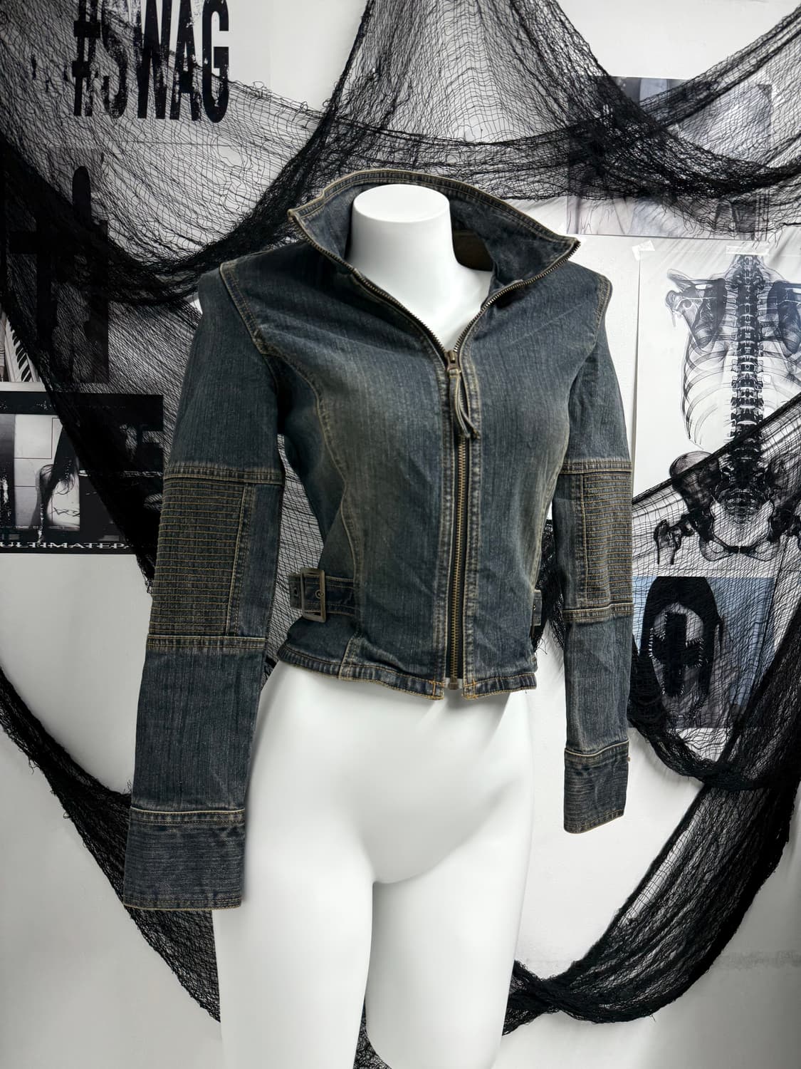 00s stitch denim jacket 상품이미지5