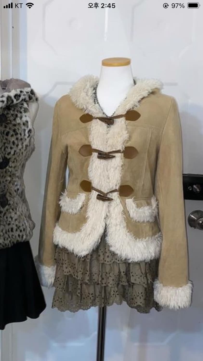 헤이세이 털 후드집업 상품이미지1