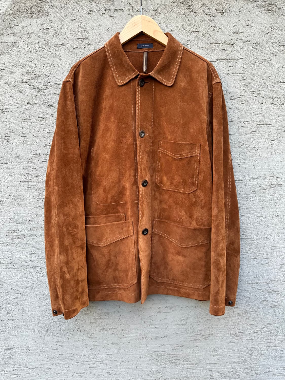 42size택포175만)25fw드레익스 스웨이드 초어자켓 러스트 상품이미지1