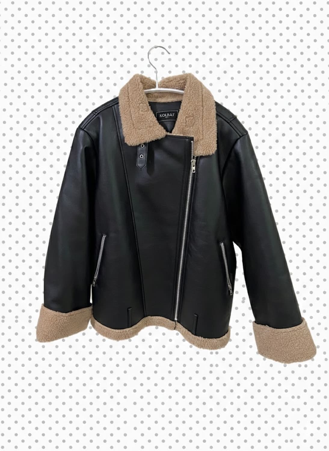 🐦‍⬛콜릿 오버핏 무스탕🐦‍⬛ 상품이미지1