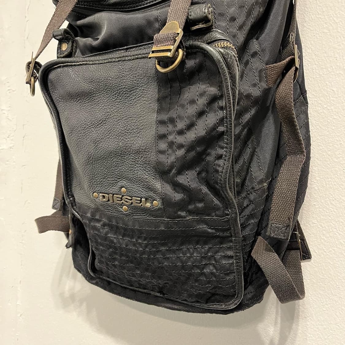 DIESEL BLACK BACKPACK 디젤 블랙 백팩 상품이미지2
