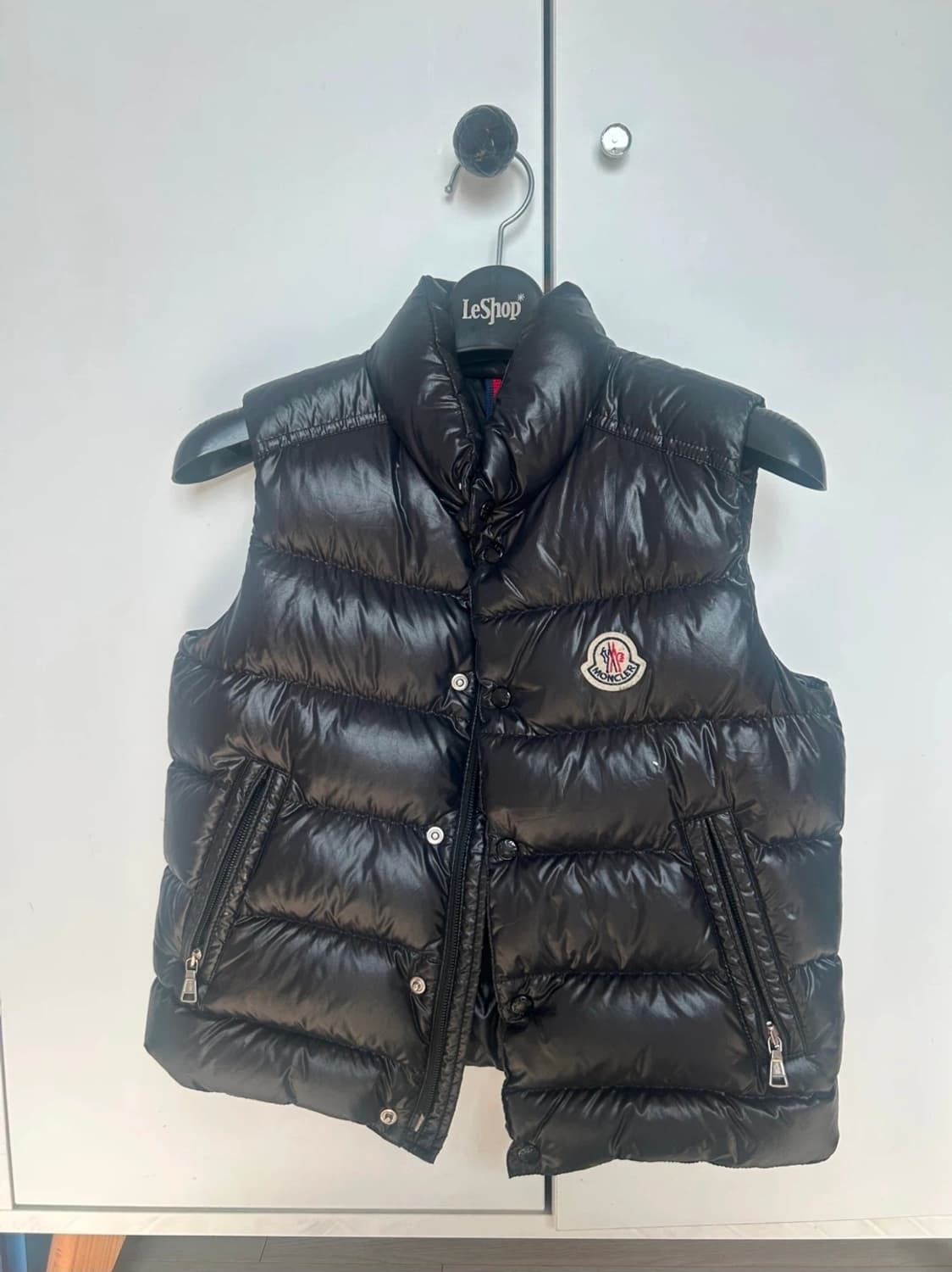 몽클레어 키즈 패딩 조끼 블랙 상품이미지1