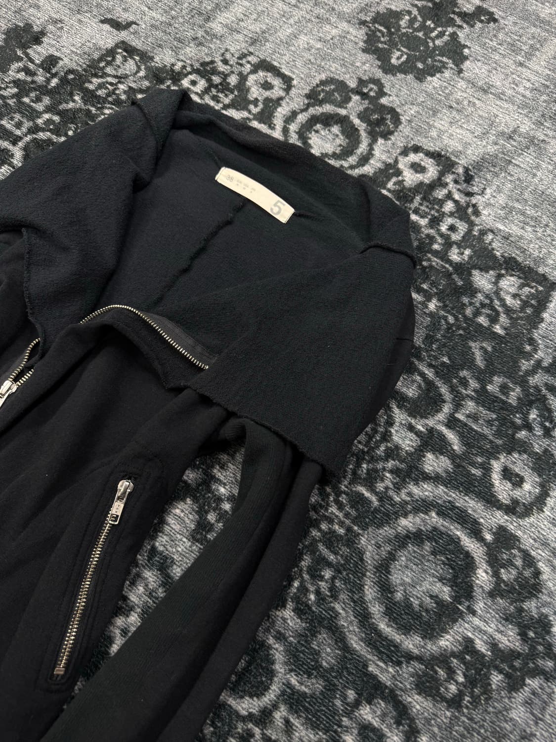 Unknown asymmetric rider sweat zip up 상품이미지3