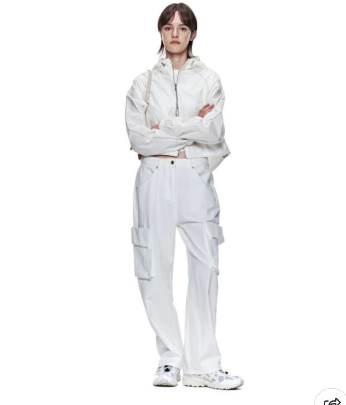 마뗑킴 크롭블루종 아이보리 상품이미지2