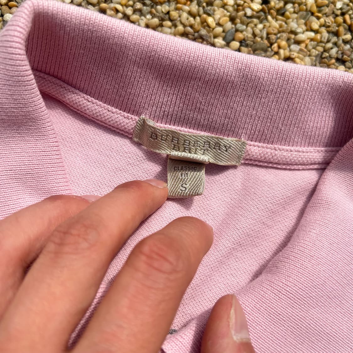 버버리(Burberry) 핑크 PK 카라티 상품이미지5