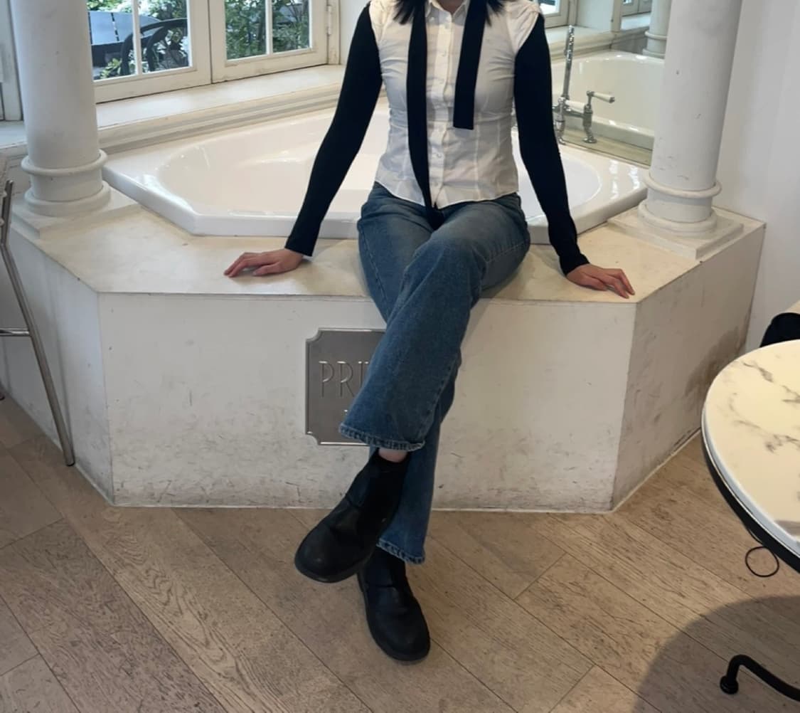 버버리 꼬임 셔츠 상품이미지1