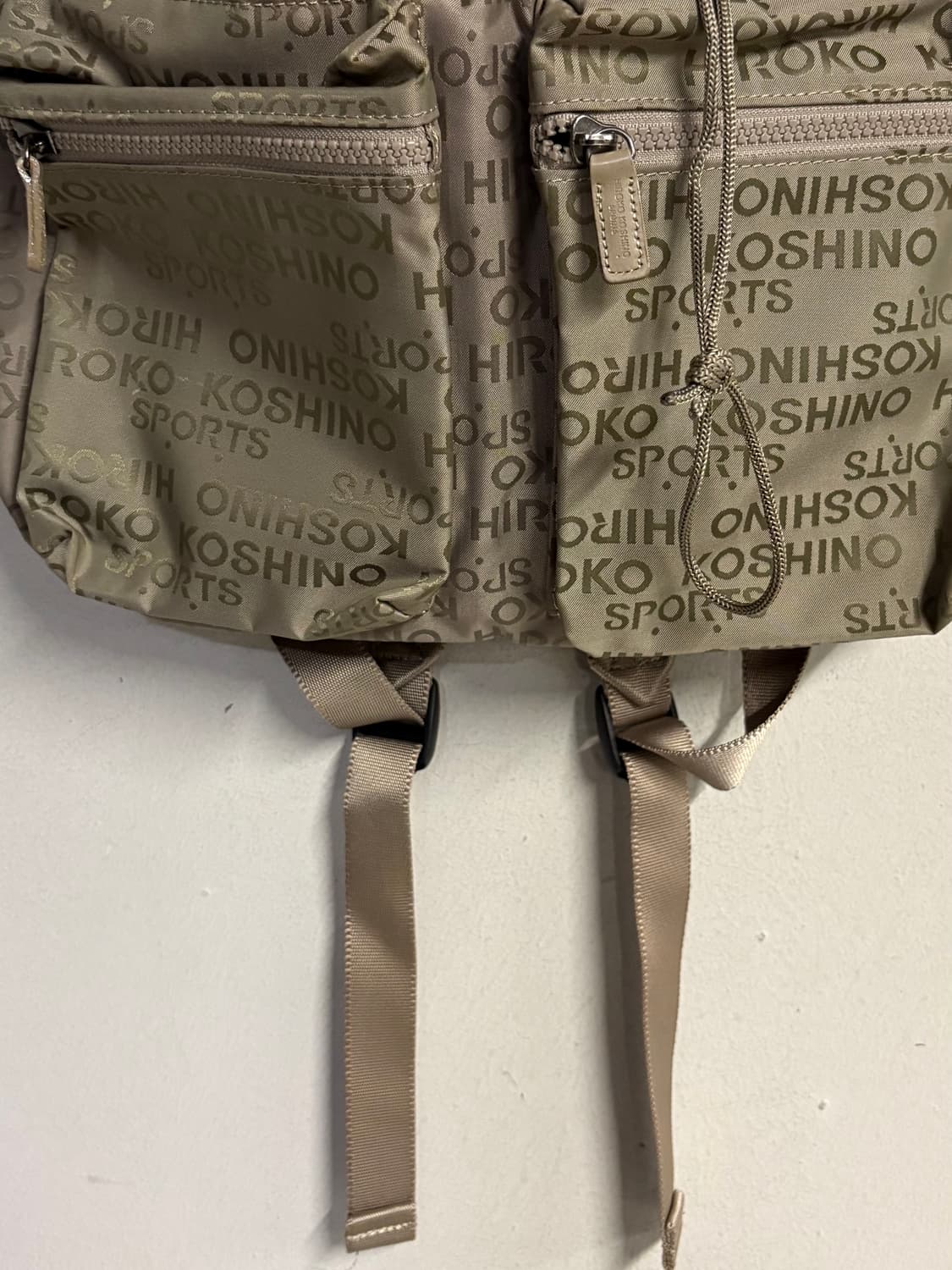 HIROKO KOSHINO SPORTS logo nylon backpac 상품이미지3